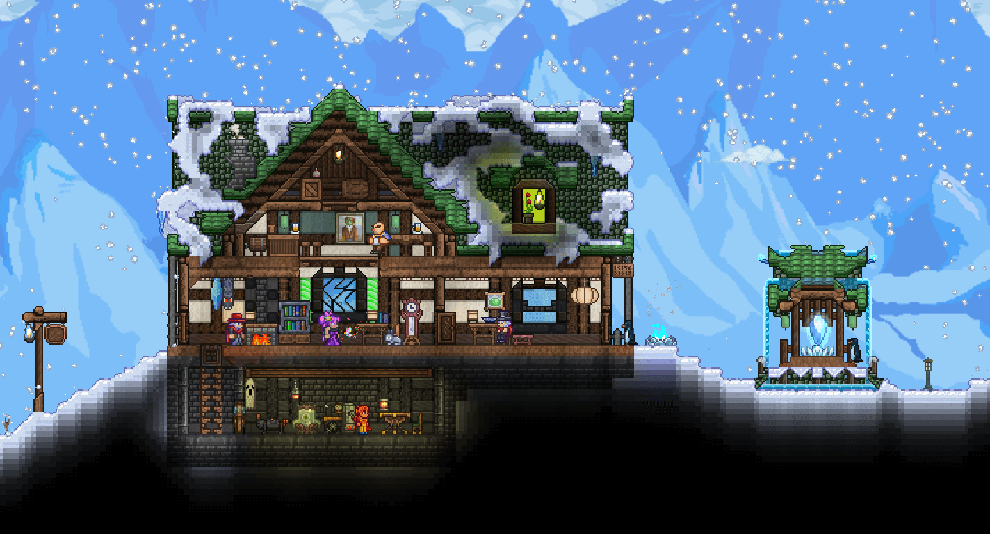 Terraria snow house