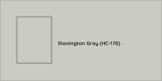Benjamin Moore's Stonington grey (HC-170)