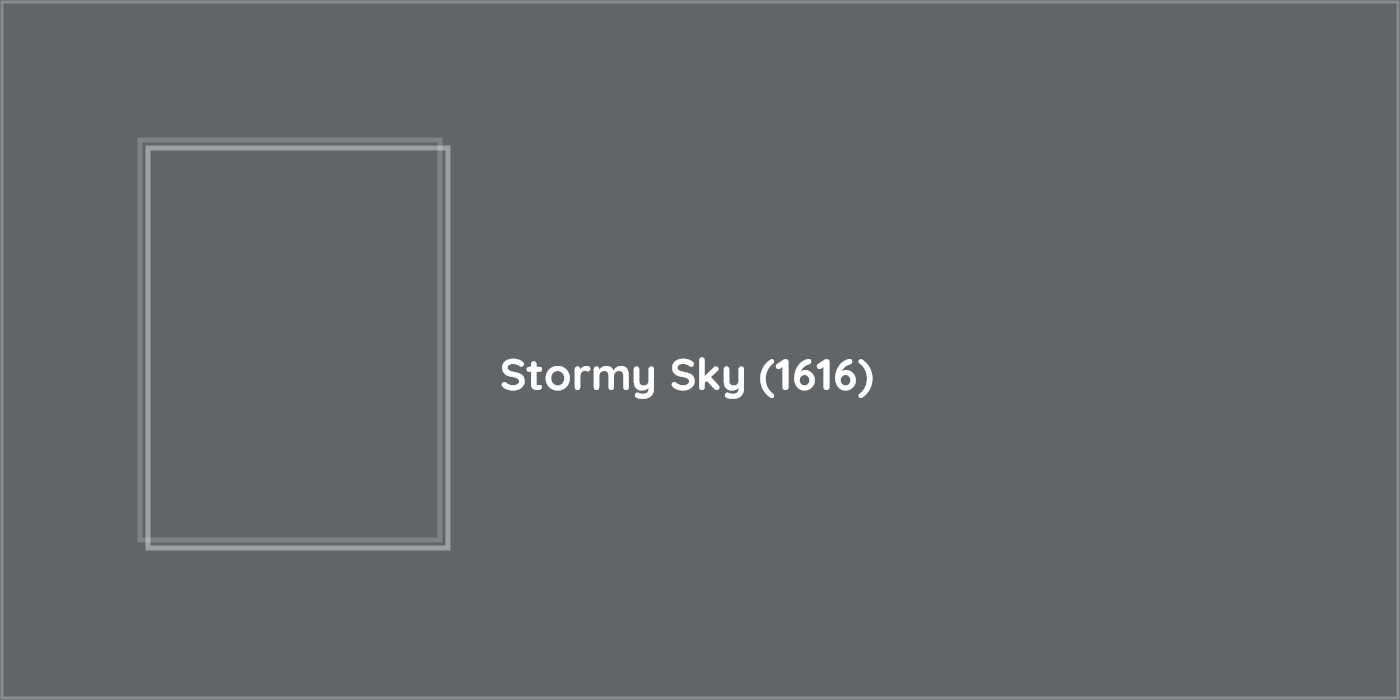 Benjamin Moore's Stormy Sky (1616)
