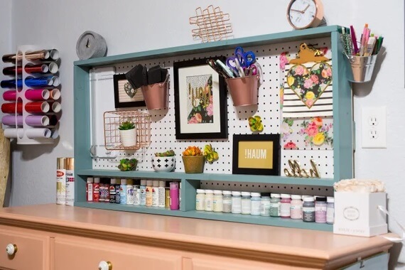Craft Table Ideas with Storage