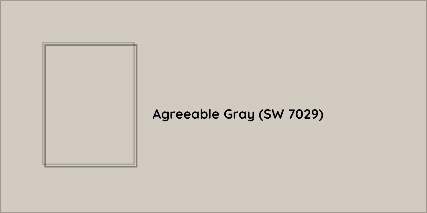 Sherwin-Williams' Agreeable grey (7029)