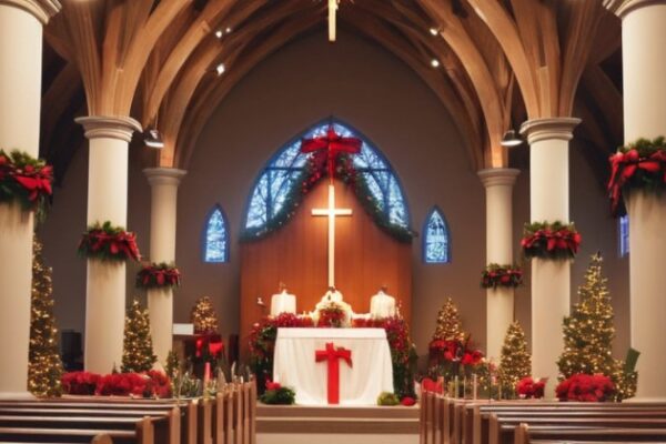 10 Church Christmas Decoration Ideas & Designs