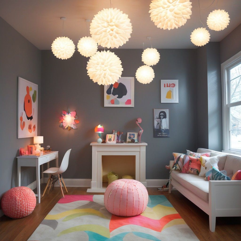 Add Fun Lighting to Brighten Up the Space