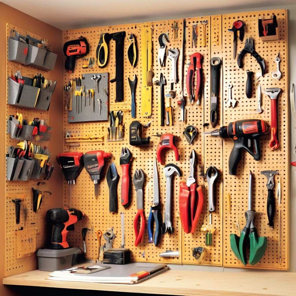 Install Pegboard Walls for Versatile Storage