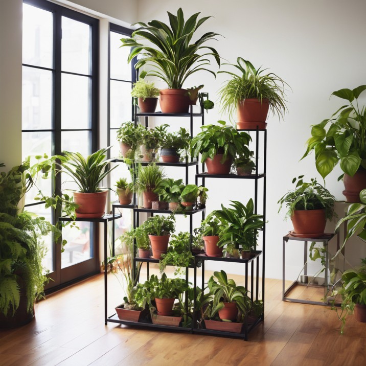 Consider scale: Choose plant stands that are proportionate to the size of your plants and the space they will occupy. Avoid overcrowding or overwhelming the area with large or overly ornate stands.