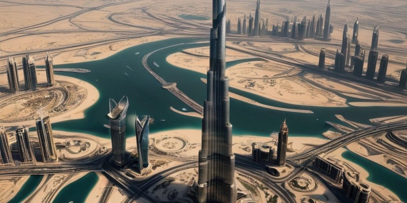The Burj Khalifa, Dubai: