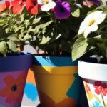 Painted Flower Pots 